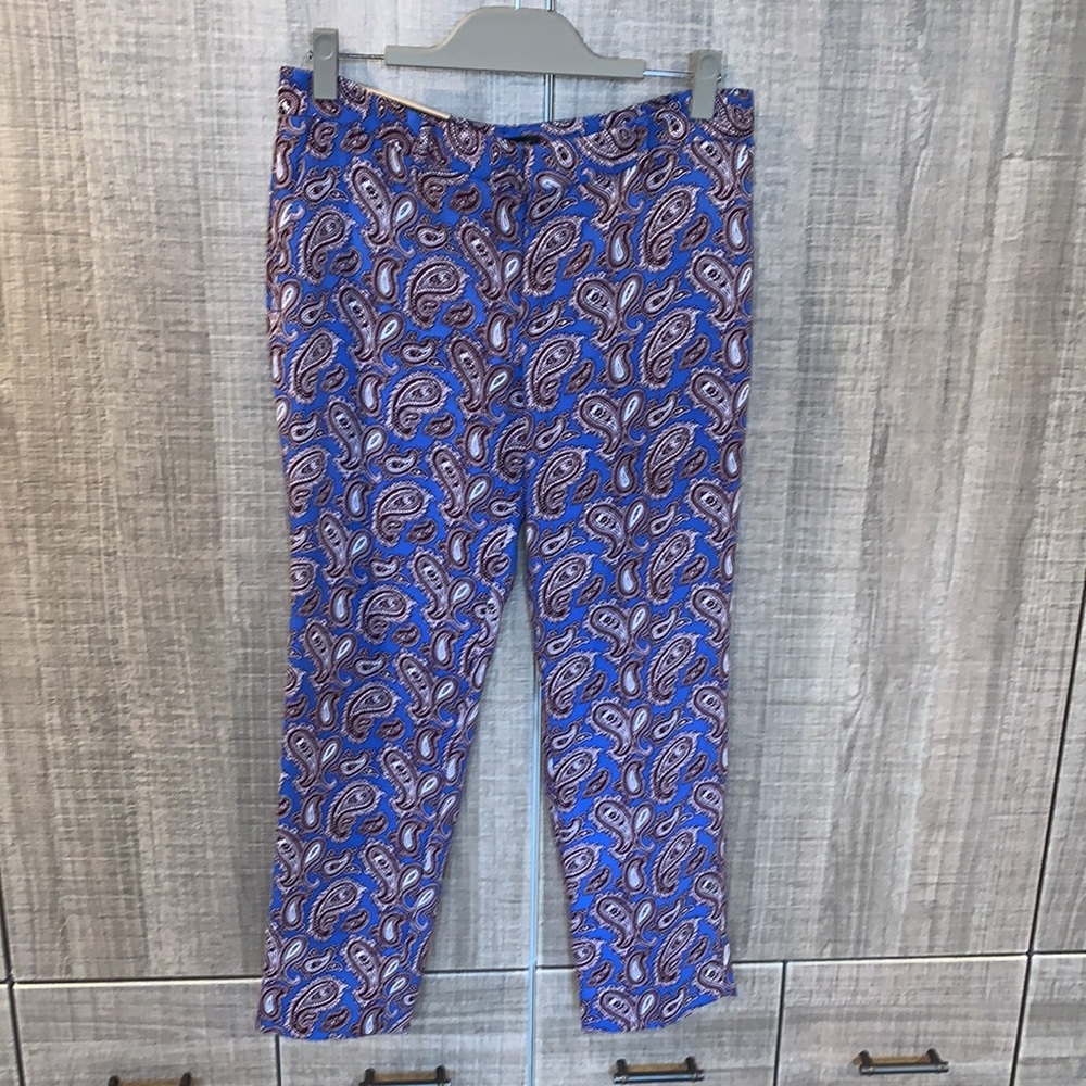 Banana Republic Paisley Crop Pants
